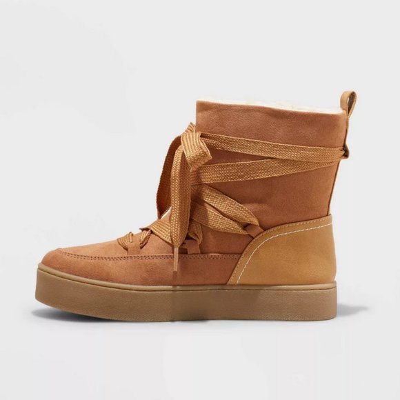 Women's Birgitte Winter Boots Cognac - Universal Thread™ - Picture 4 of 5